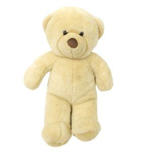 Build A Bear Teddy Bear 15" Plush Stuffed Animal Cream Tan Soft Cuddly Toy BABW